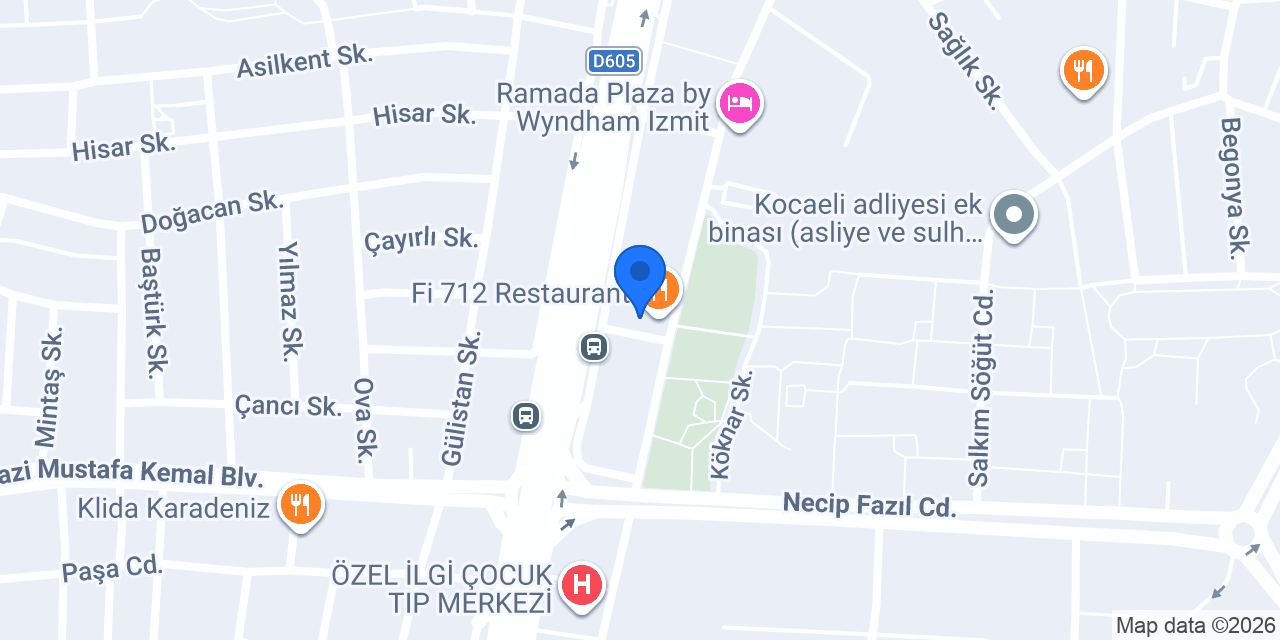 Reba Denizcilik Kocaeli konumu