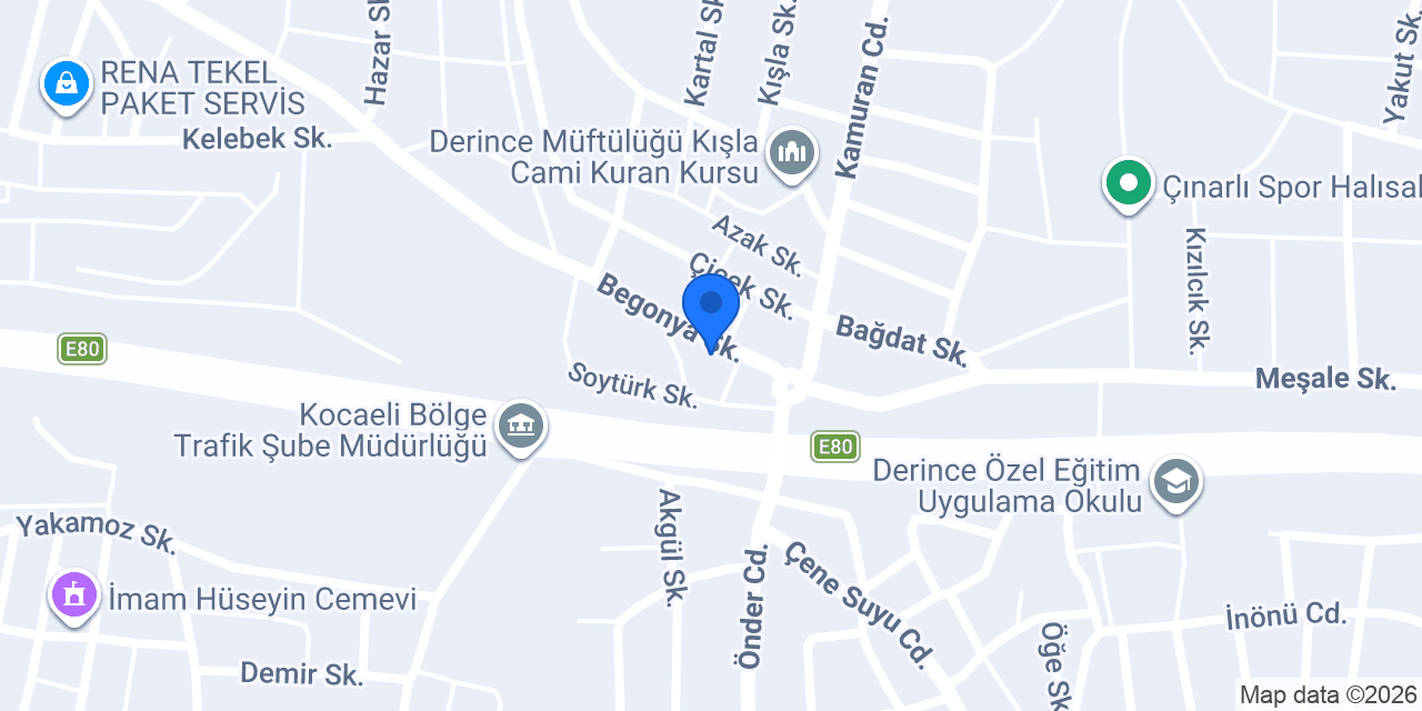 PEVİM METAL konumu