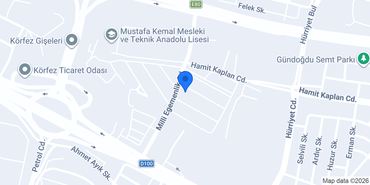 Tuğra Hidrolik konumu