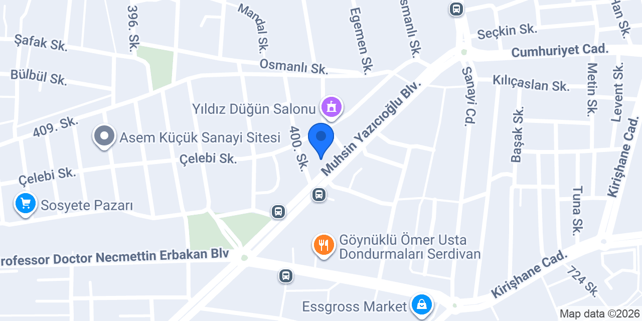 Adagüç İnşaat Yapı Dekorasyon konumu
