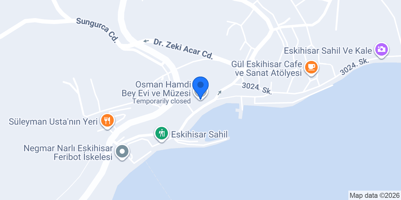 Osman Hamdi Bey Evi ve Müzesi konumu
