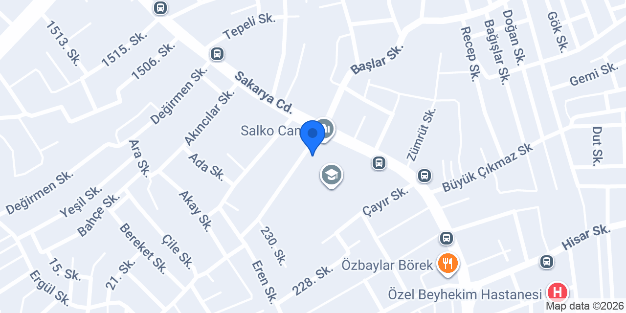 21 Haziran İlkokulu konumu