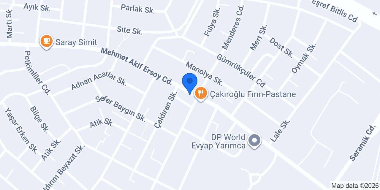 Kurtuluş Kuyumculuk Yarımca konumu