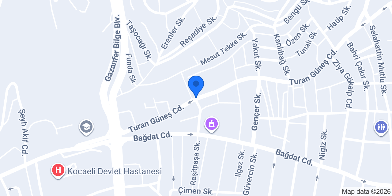 Aydıner Yapı Malzemeleri konumu
