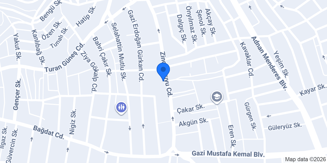 Dinçel FastFood konumu