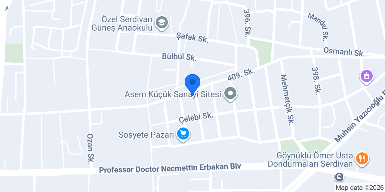 Bbutik Mobilya Serdivan konumu
