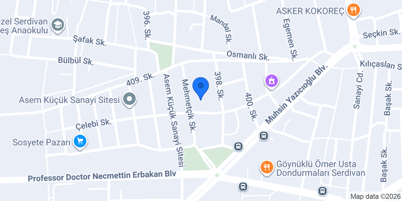 Novak Mobilya konumu