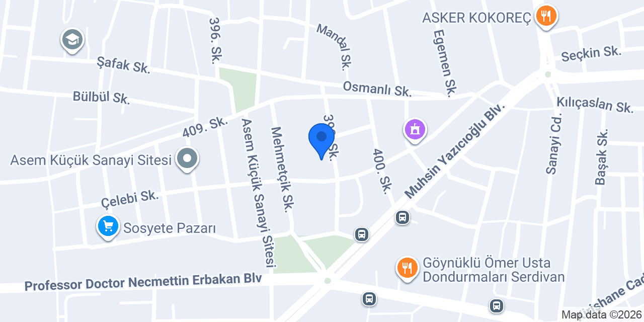 SEVAY MOBİLYA konumu