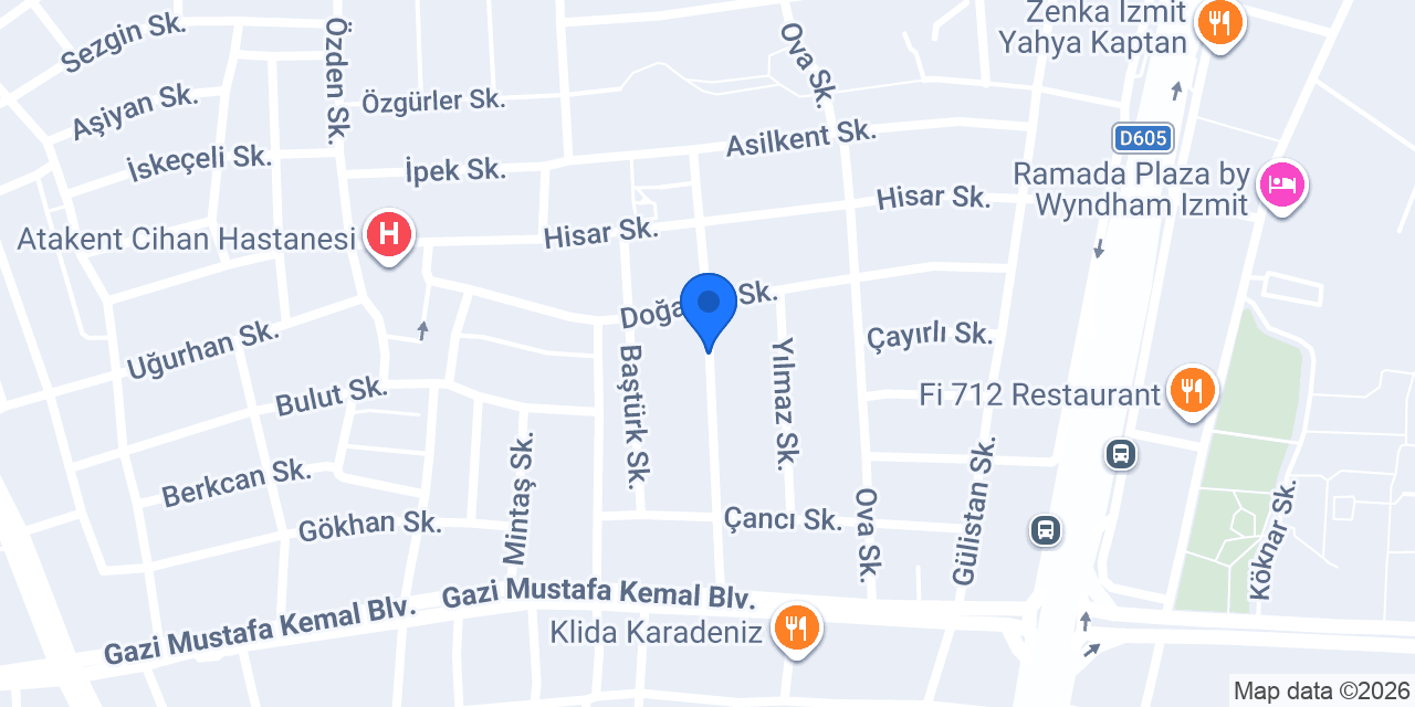 Emka Grup A.Ş. konumu