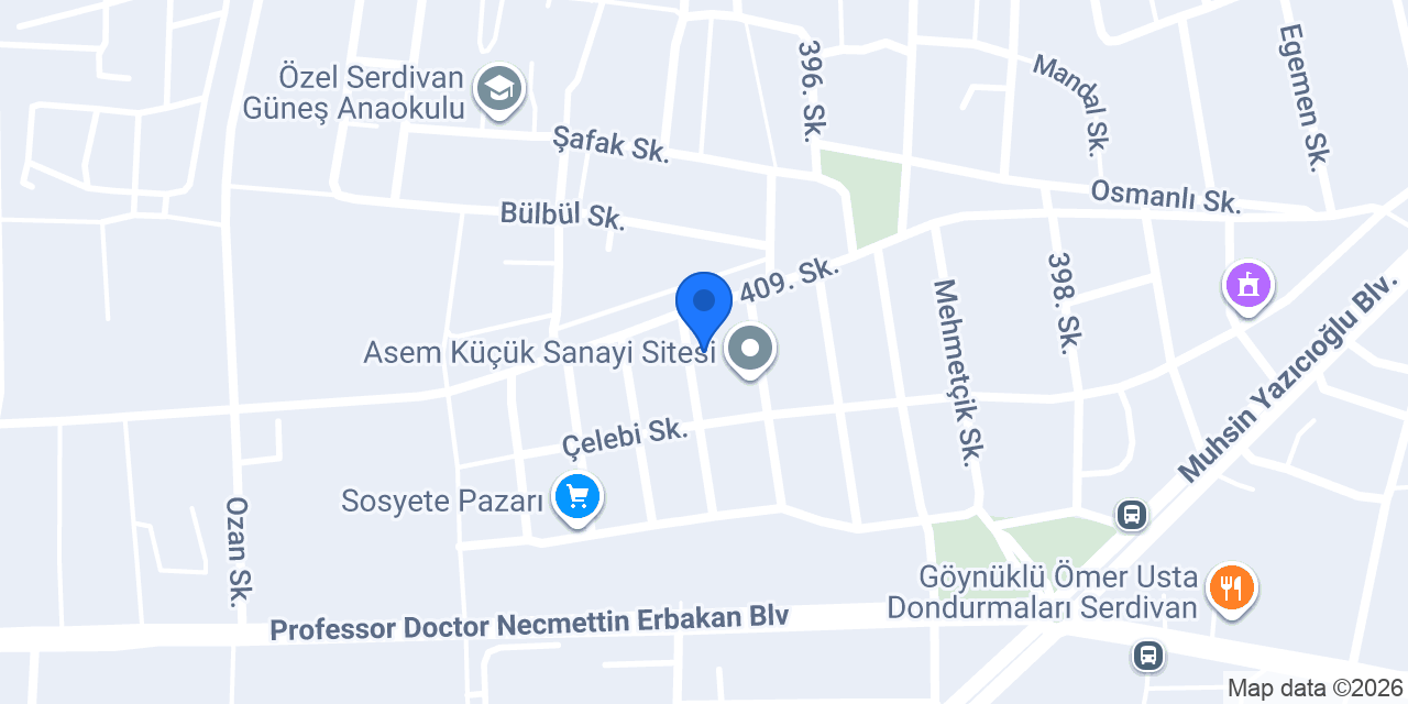 Ersevim Ticaret konumu