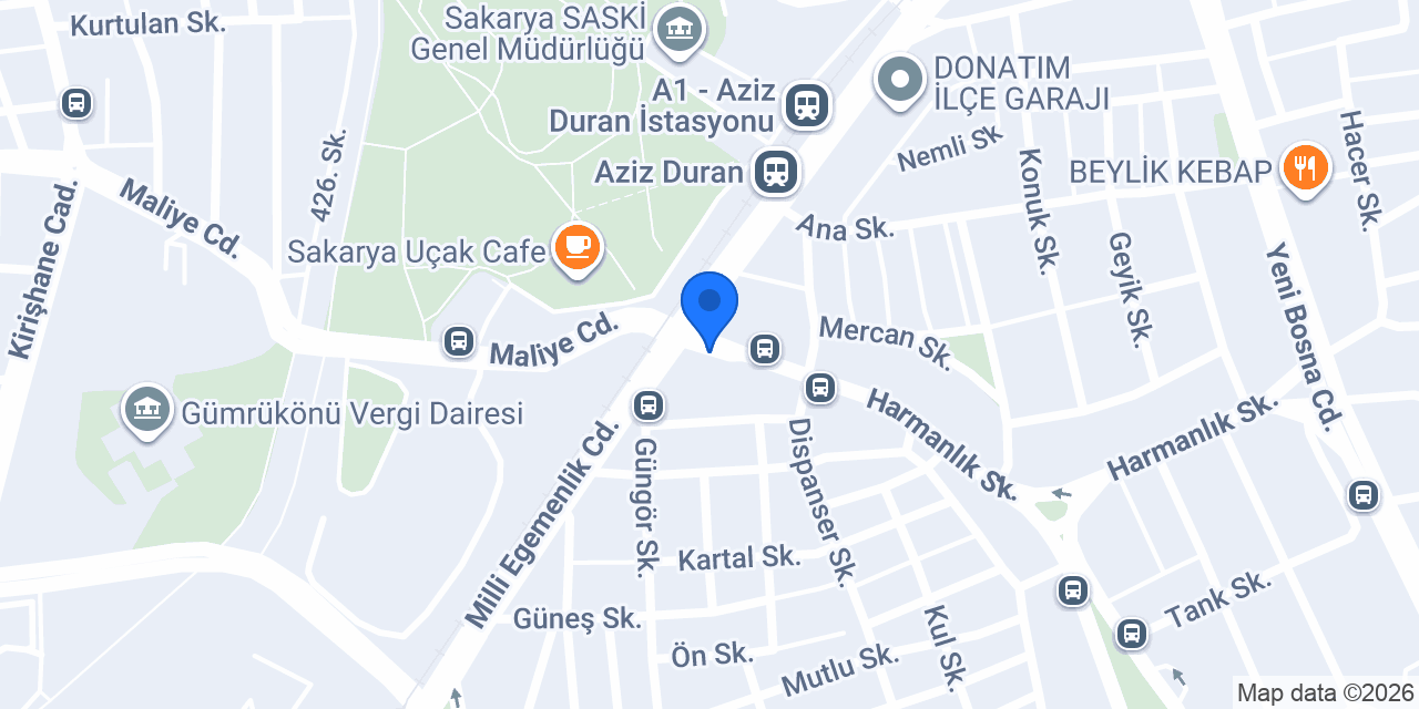 Çınaraltı tost konumu