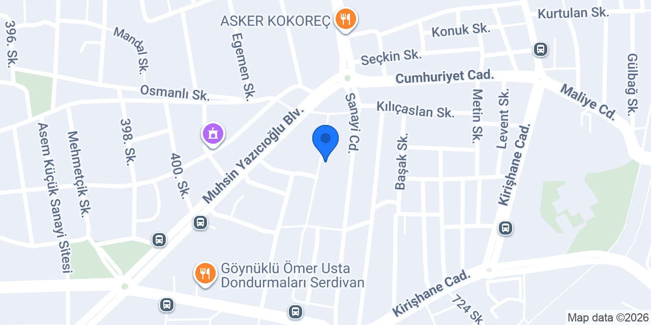Yse cam işleme merkezi konumu