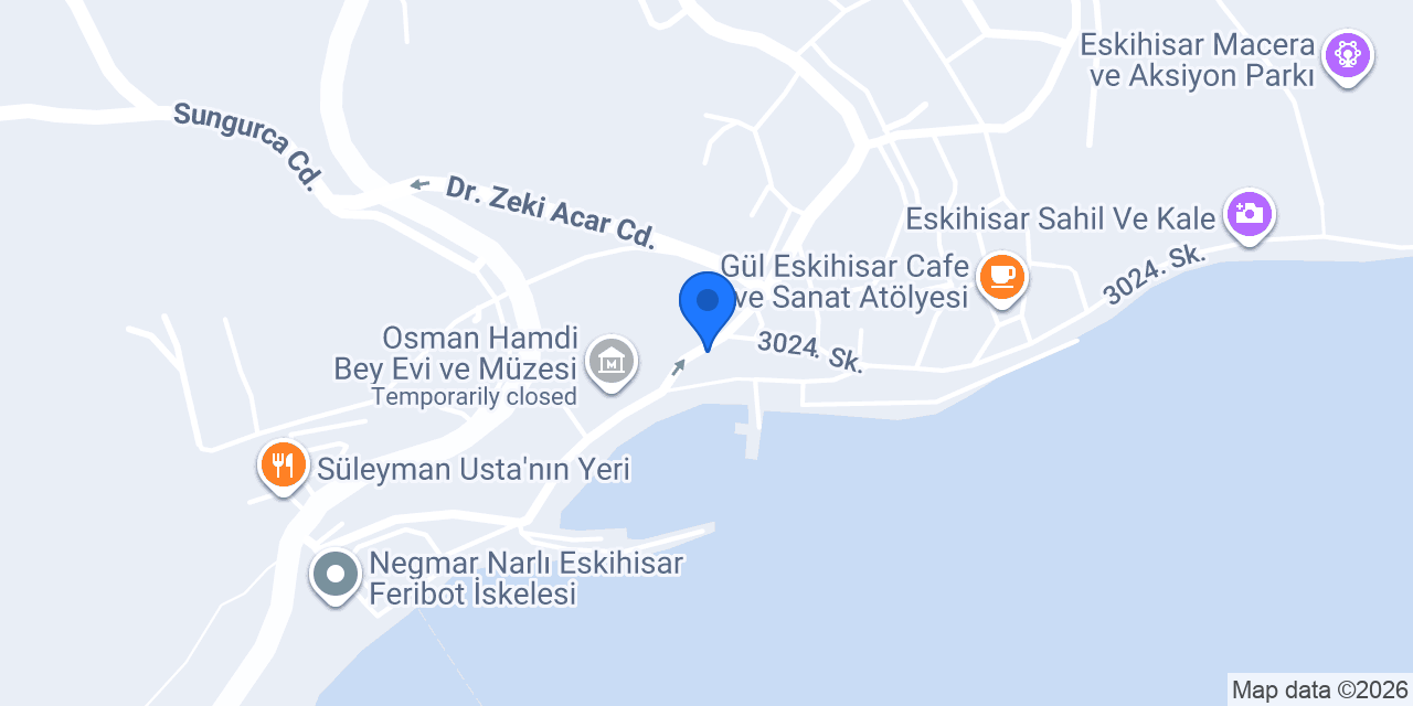 Kıyı Hotel & Restaurant Eskihisar konumu