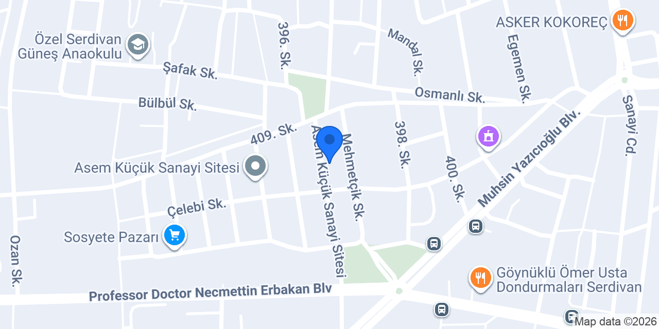 Aydınlar Parke konumu