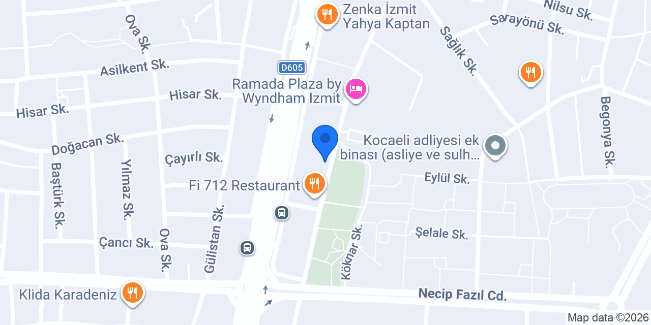 Pizza V Yahyakaptan konumu