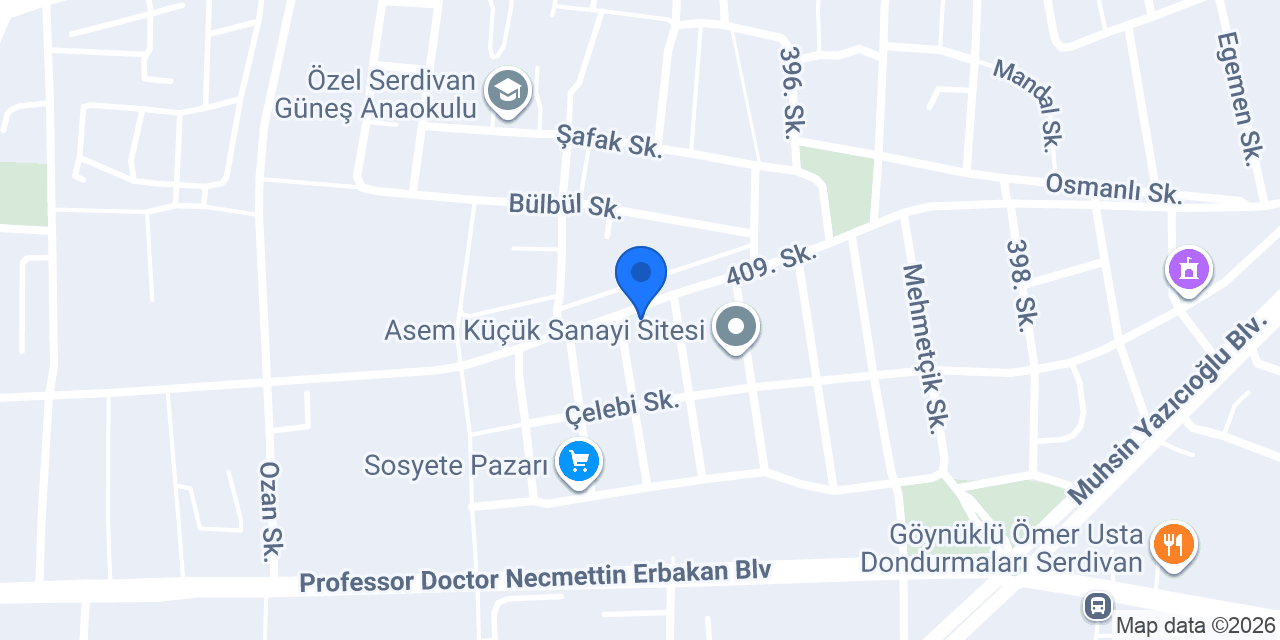 Milas Ticaret / Parke / Duvar Paneli konumu