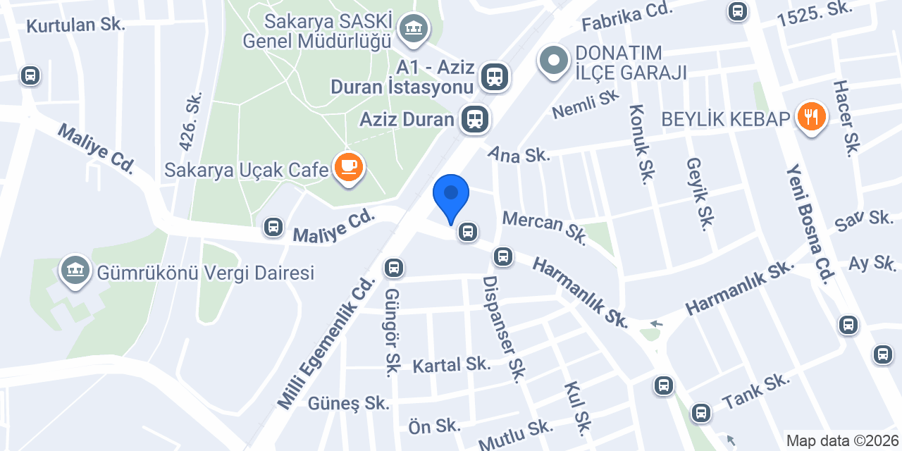 AKS Demirci İnşaat konumu