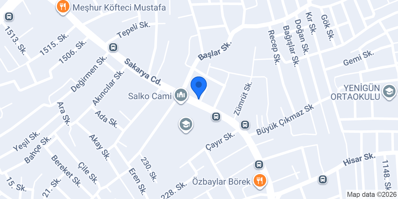 Sakarya Açelya Çiçekçilik konumu