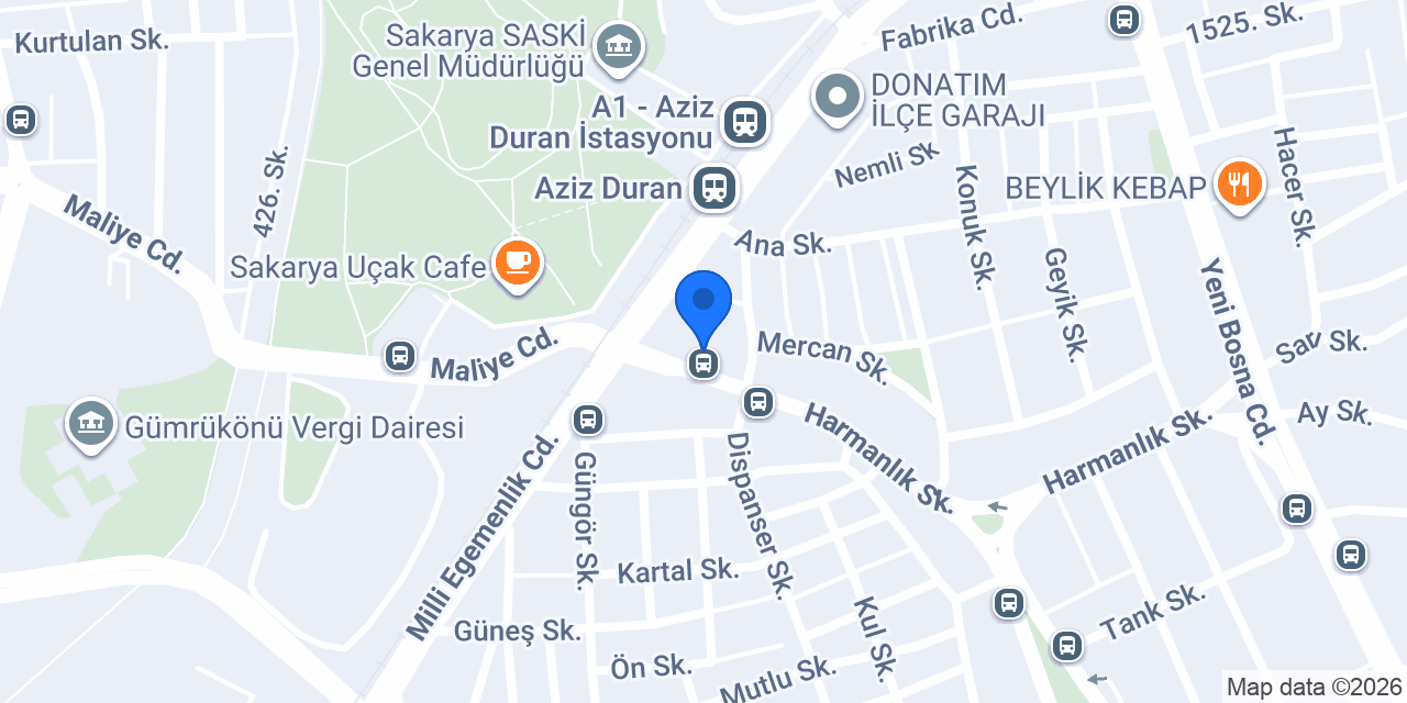 Nil Bahçe Tasarım konumu