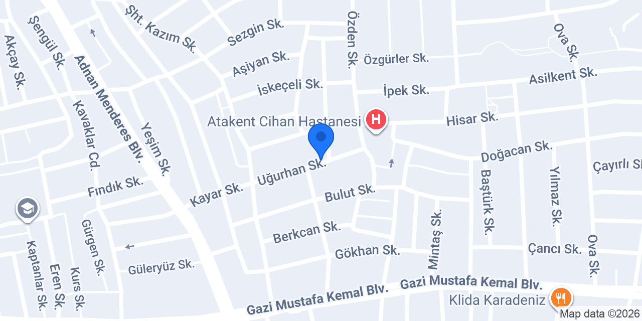 UG İNŞAAT konumu