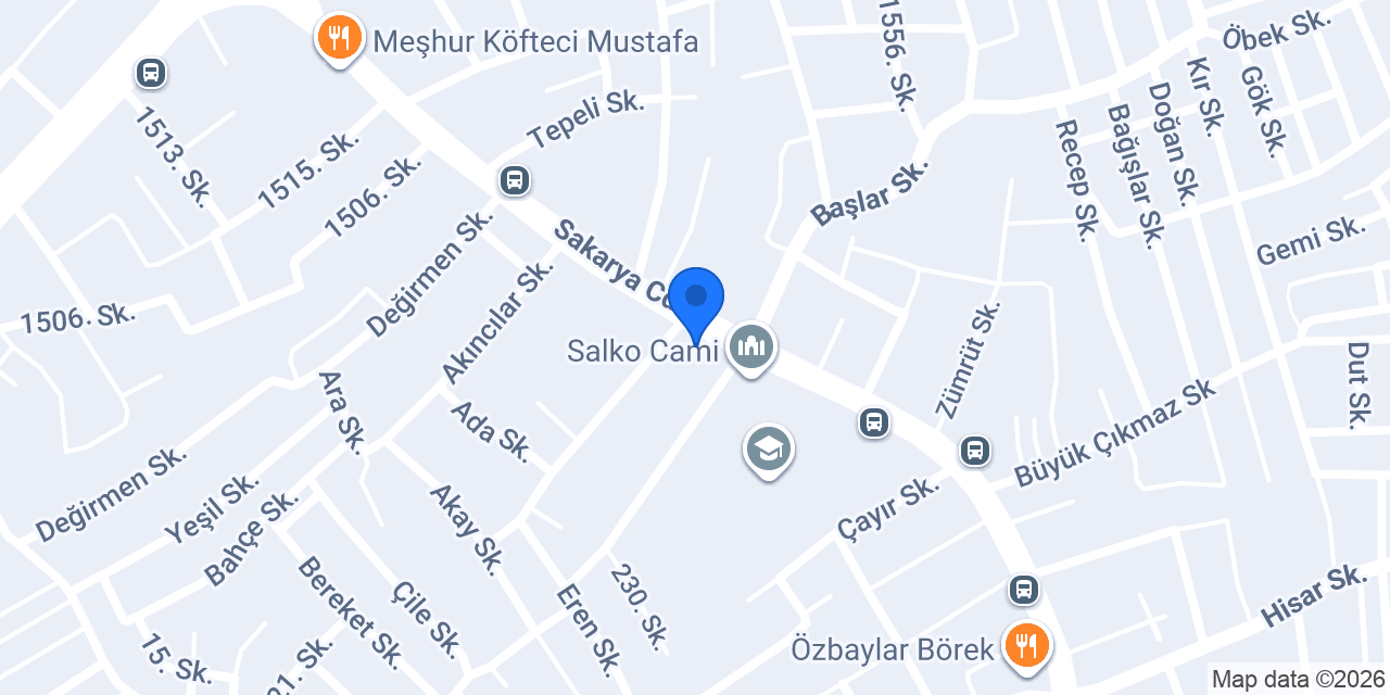 Tuğra Araç Kiralama konumu