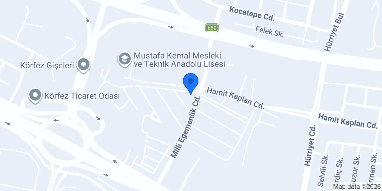 Yarımca Sanayi Sitesi konumu