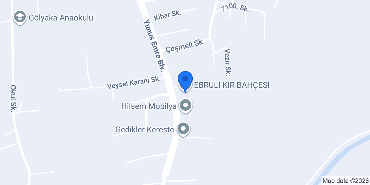 EBRULİ KIR BAHÇESİ konumu