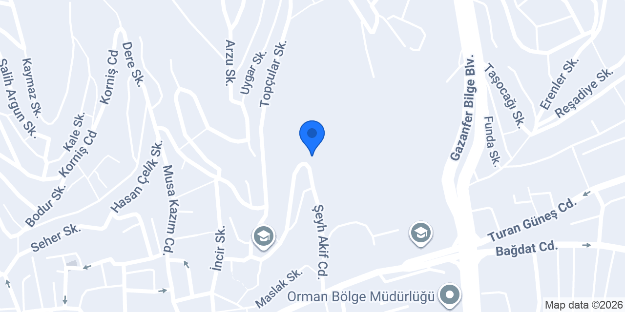 Dereboğazı Çayevi konumu