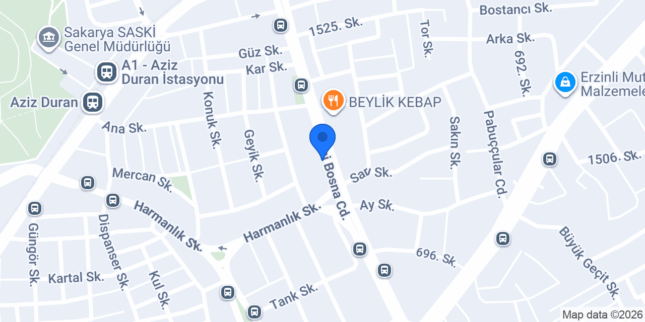 Ķöroğlu İnşaat Taahhüt Nalburiye konumu