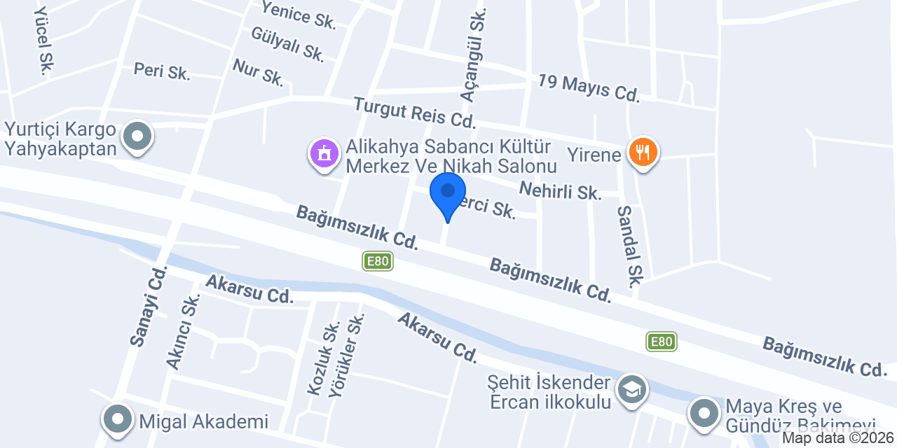 Bahçecik Organik Tarım konumu