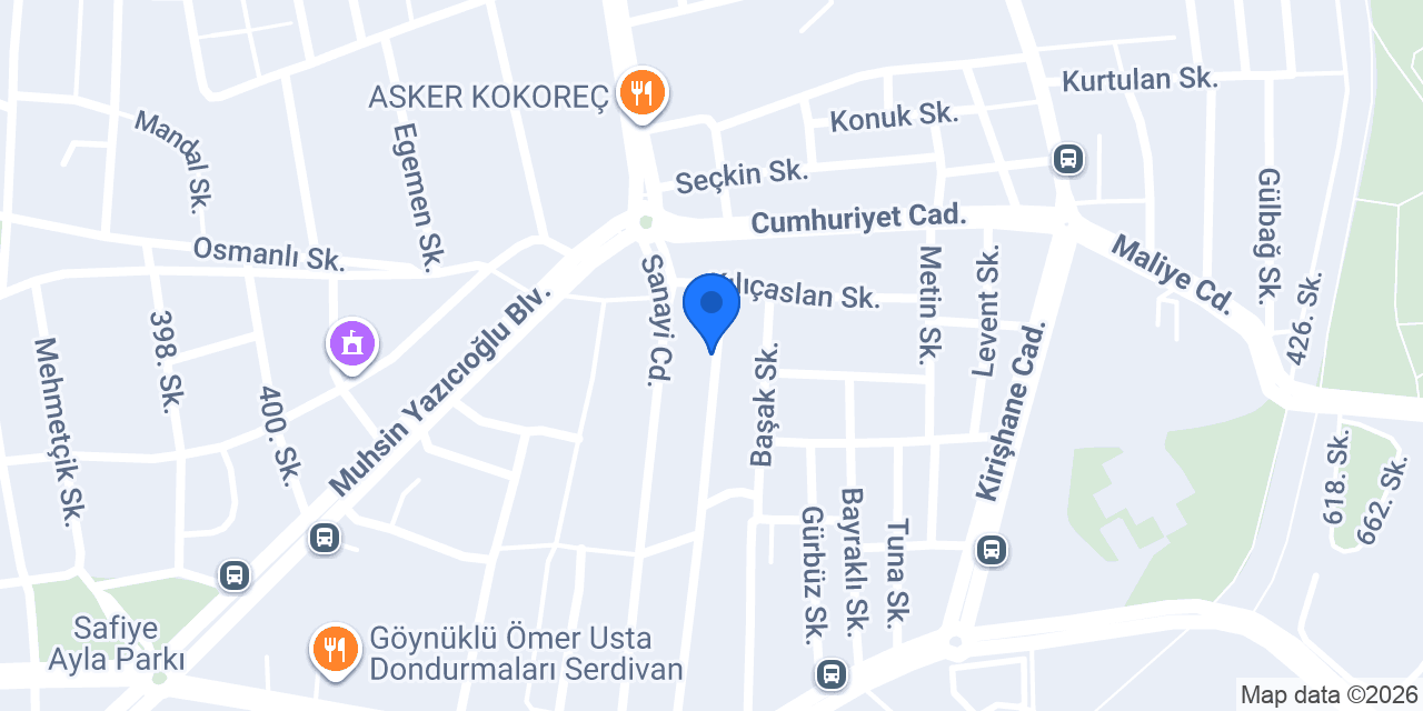 Renk oto kuaför konumu