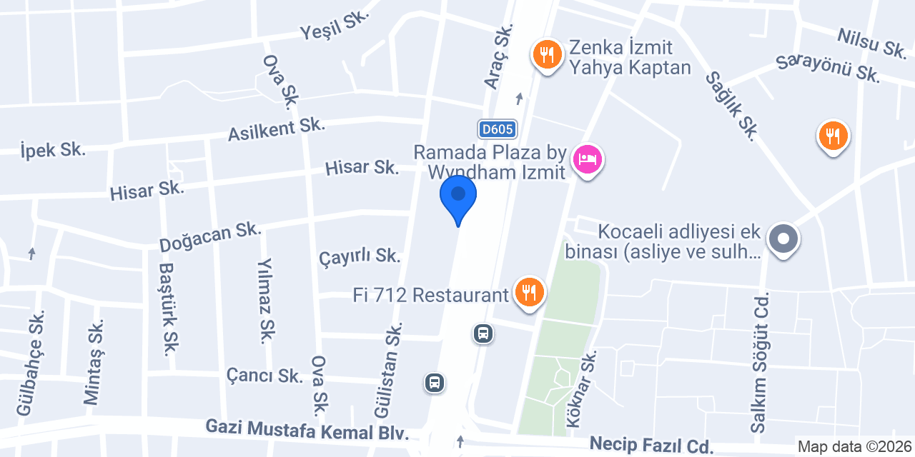 Entuğ Motors konumu