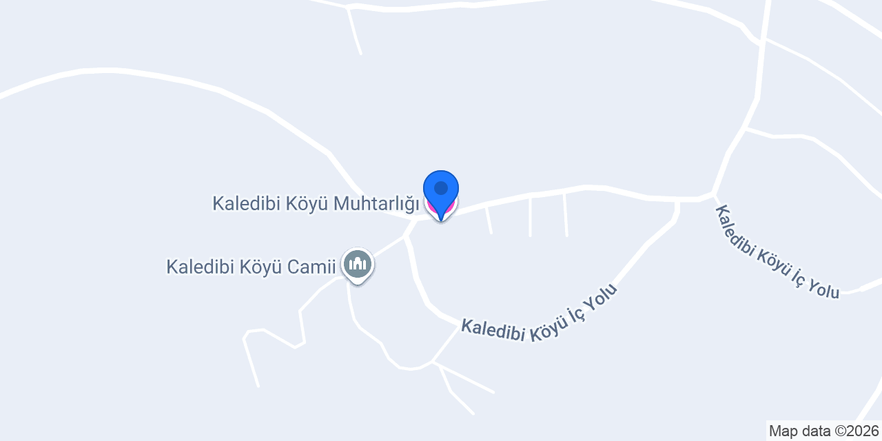 Kaledibi Köyü Muhtarlığı konumu
