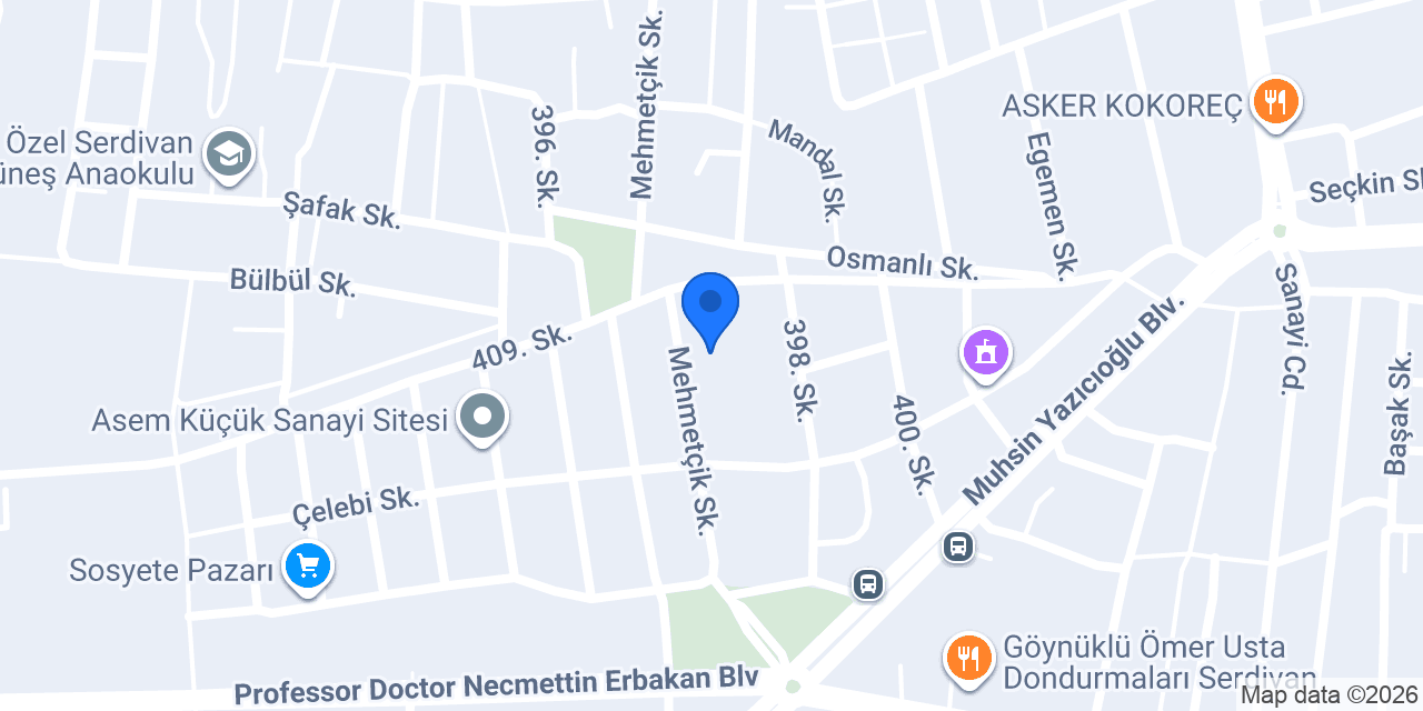 Gündoğdu Mobilya ASEM konumu