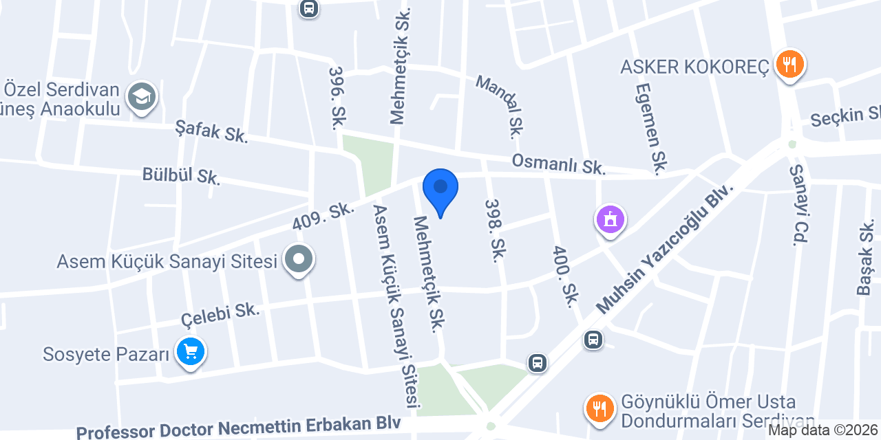 Nur Design - Nur Design Mobilya Sakarya konumu