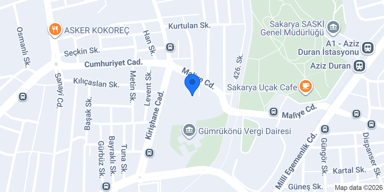 Çark caddesi masaj serdivan konumu