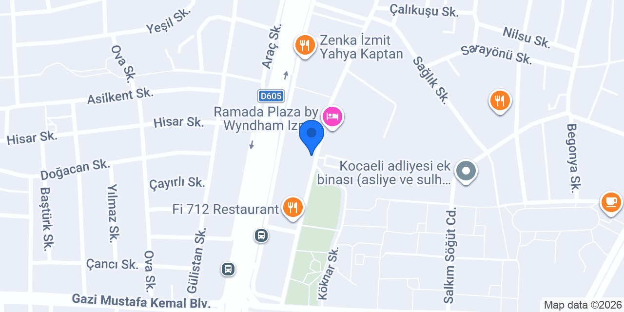 Saray Premium Otel konumu