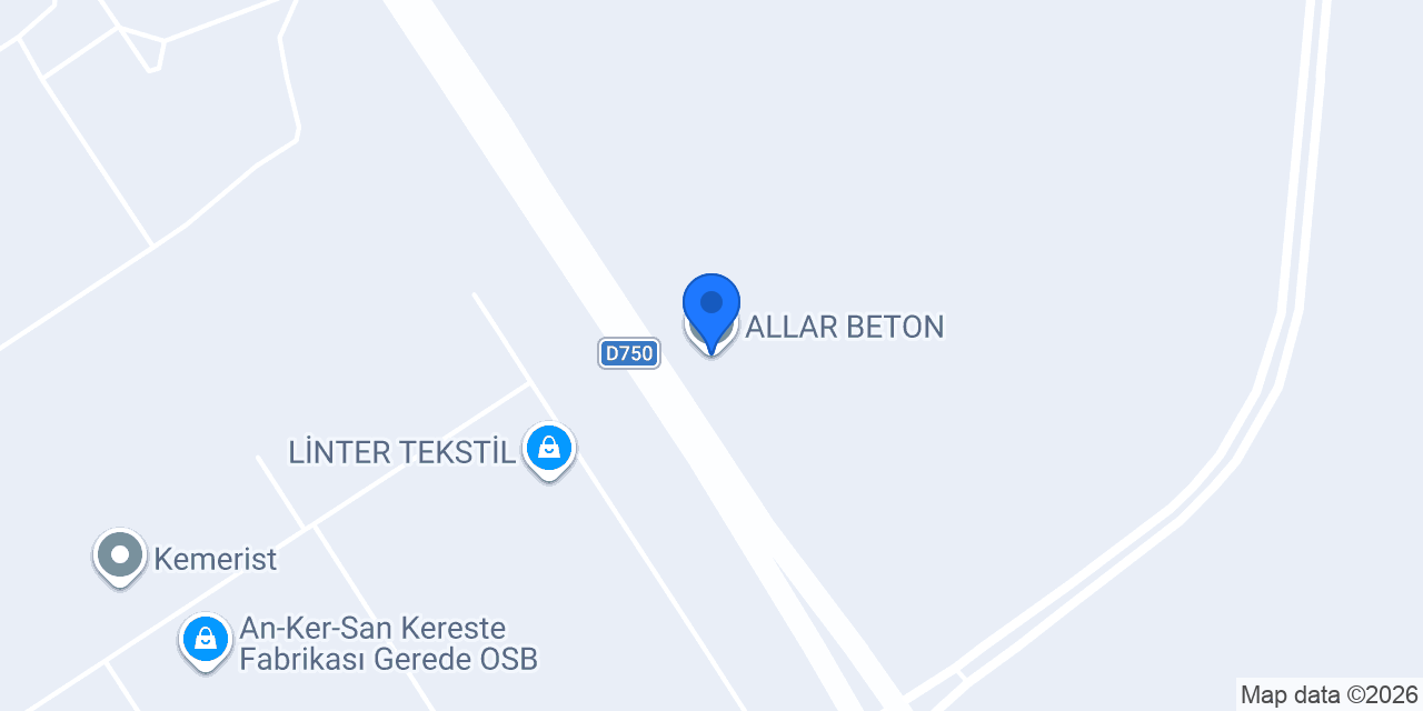 ALLAR BETON konumu