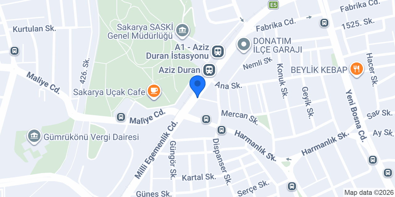 ÜÇ YILDIZ ERKEK KUAFÖRÜ konumu