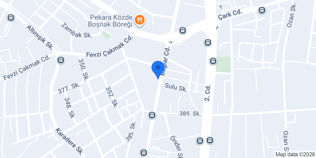 ÖZEL MAVİ DURAK SÜRÜCÜ KURSU konumu