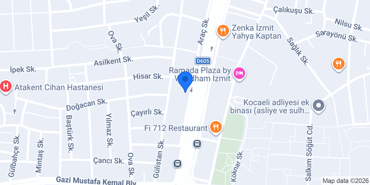 41 Gemi İnşaa Dekorasyon konumu