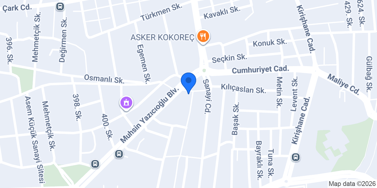 CV Önder Reklam konumu