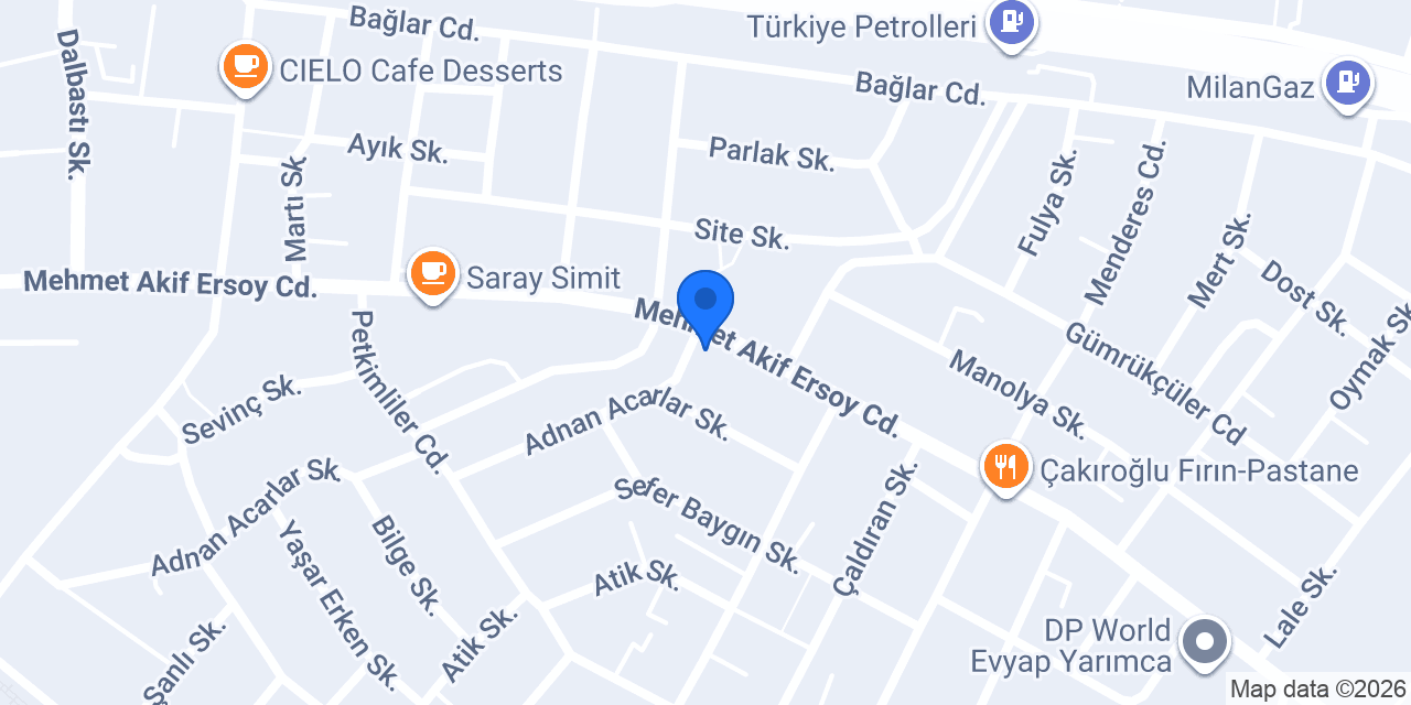 PIRILDAR SİGORTA KÖRFEZ ŞUBESİ konumu