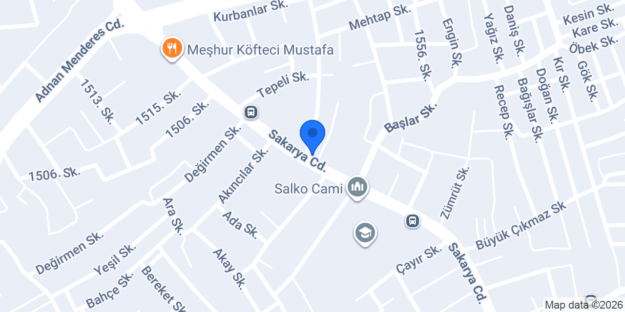 Kaan Veteriner Kliniği konumu