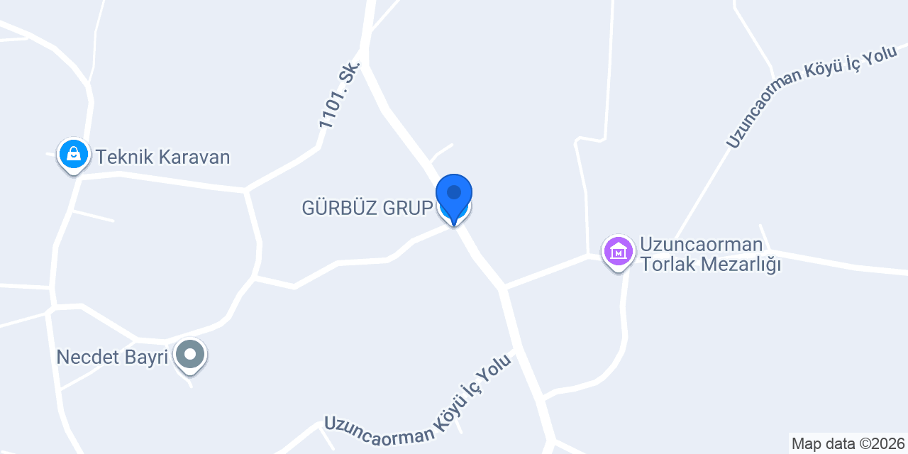 GÜRBÜZ GRUP konumu