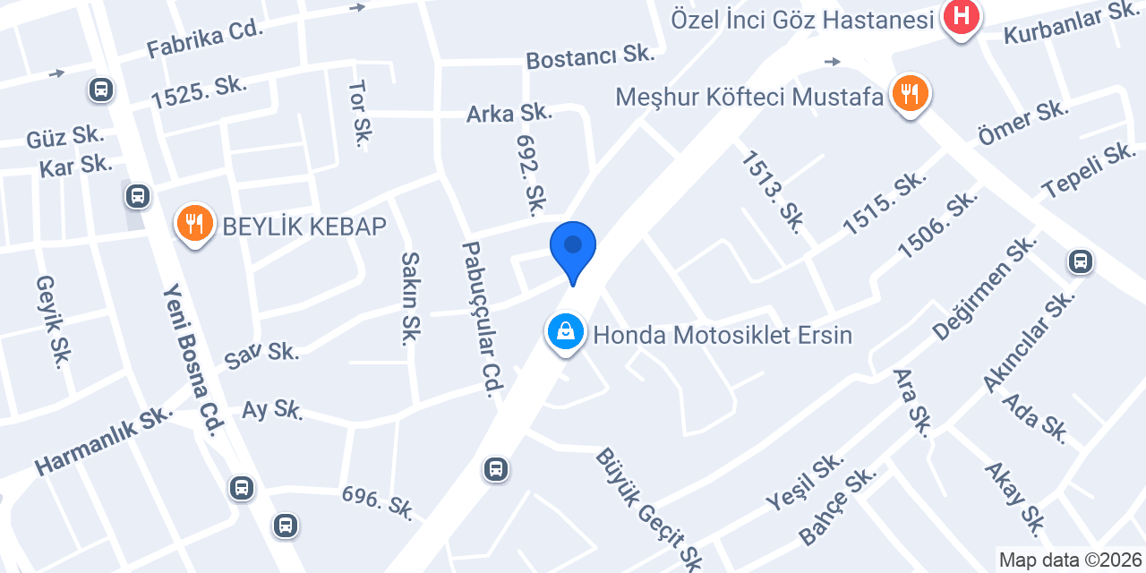 Ofiss İç Mimarlık konumu