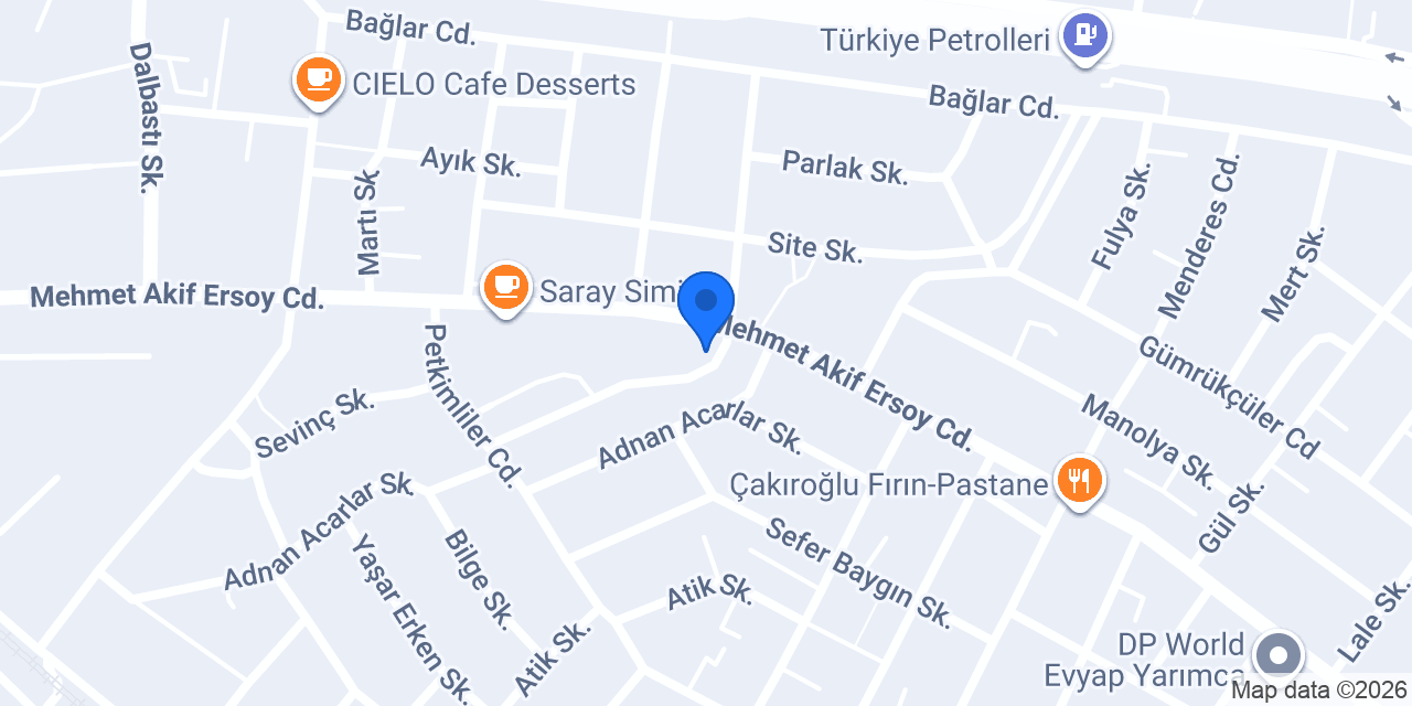 Açım Aç Pizza konumu