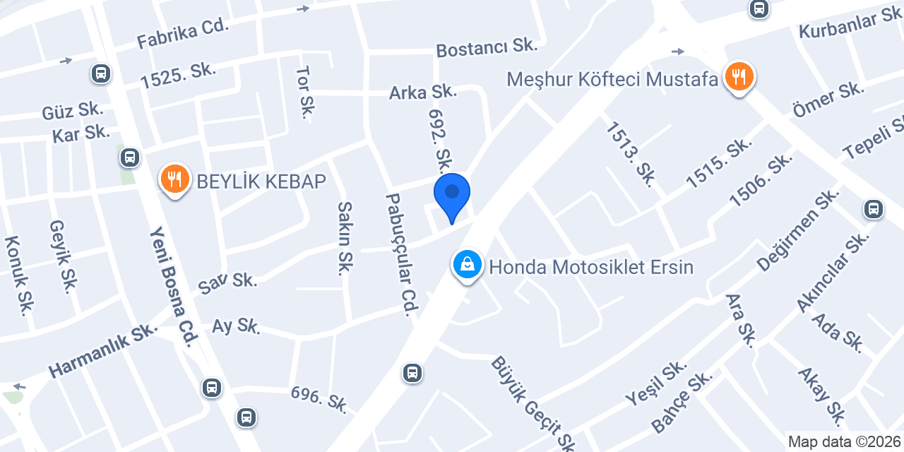 Ünsalan Otomotiv konumu