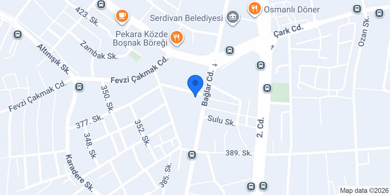 Sakarya Yaz Okulu konumu