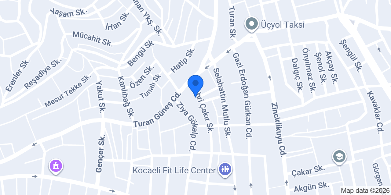 Kuaför Tülin konumu